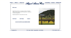 Desktop Screenshot of abigailadamswines.com